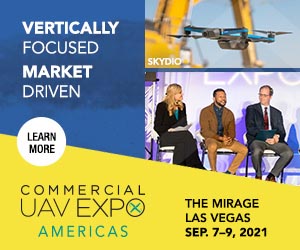 2021 Commercial UAV Expo Americas event, to be held September 7-9 LIVE in Las Vegas